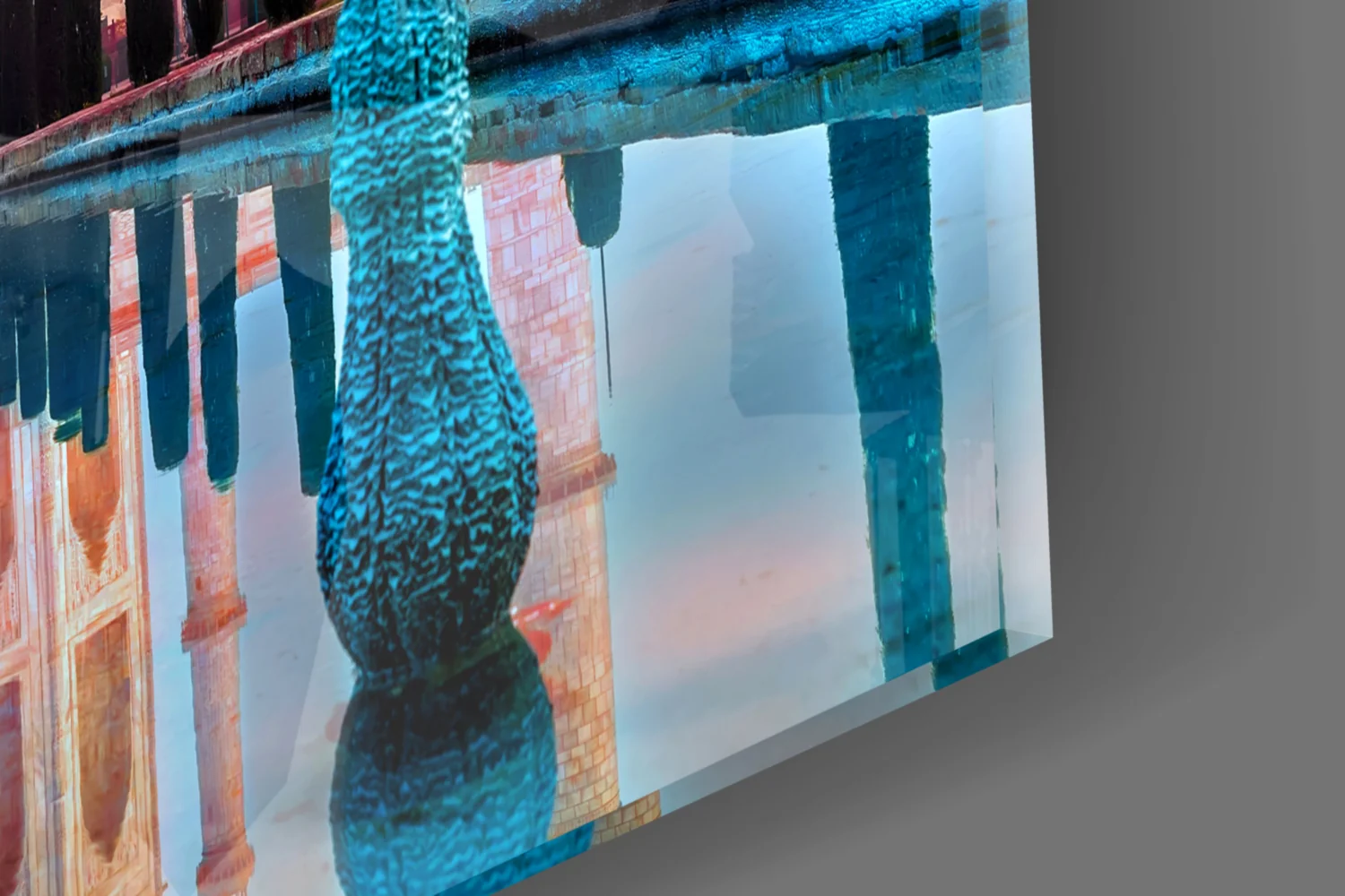 Taj Mahal Glass Wall Art - Image 7