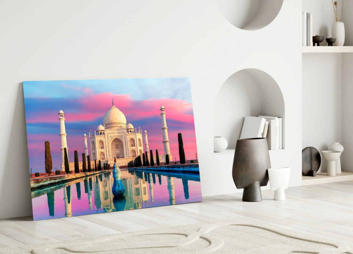 Taj Mahal Glass Wall Art - Image 3