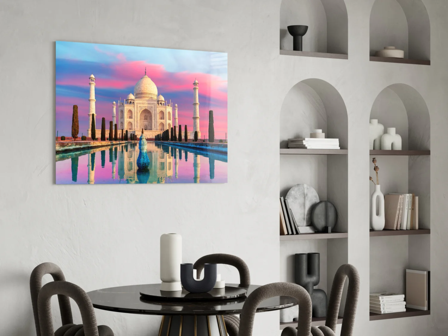 Taj Mahal Glass Wall Art - Image 5
