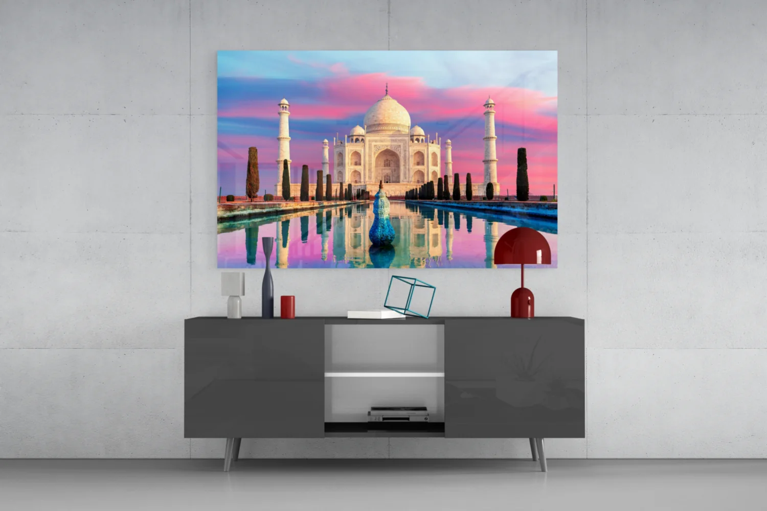 Taj Mahal Glass Wall Art - Image 8